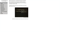 Desktop Screenshot of museologie.ch